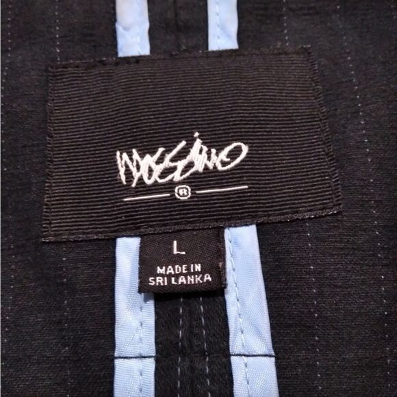 Cotton double-breasted pinstripe coat L - Picture 8 of 10